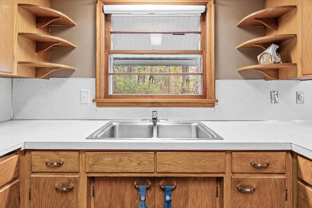 kitchen featuring sink