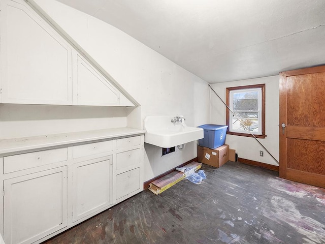 laundry area with sink