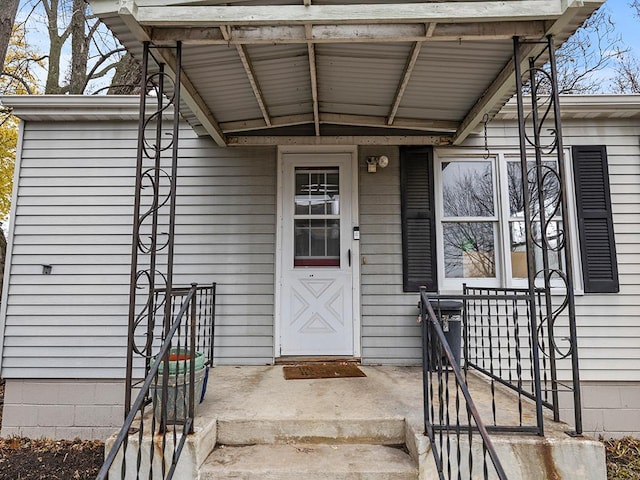 view of entrance to property