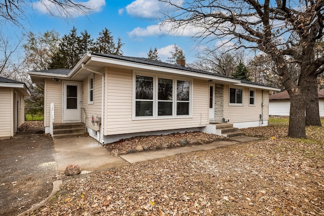 view of ranch-style house