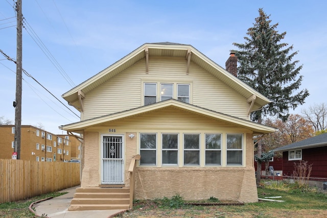 view of rear view of house