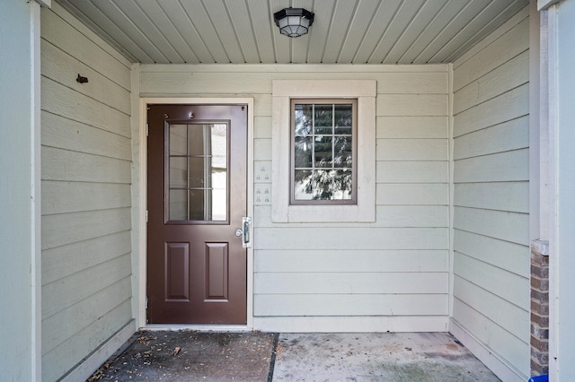 view of entrance to property