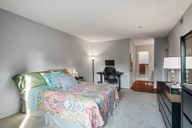 7500 Cahill Rd Unit 207C, Edina, MN 55439 - bedroom featuring light colored carpet and baseboards