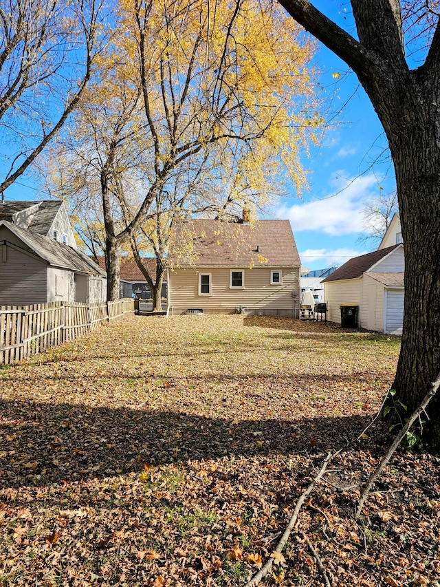 view of rear view of house