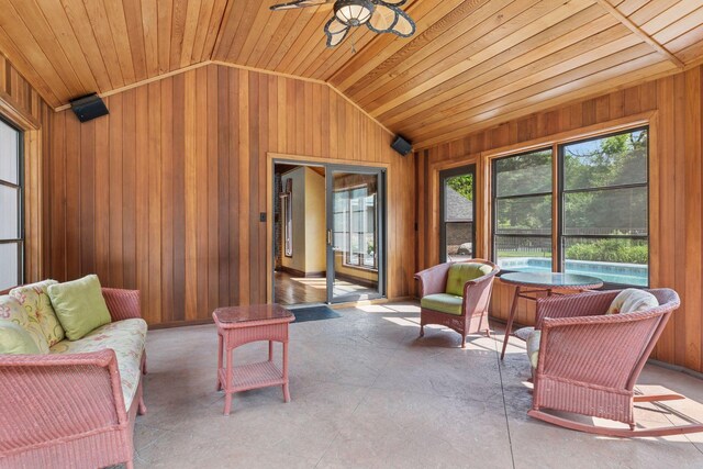 6517 Crackleberry Trl, Woodbury, MN 55129 - sunroom / solarium with vaulted ceiling and a hot tub