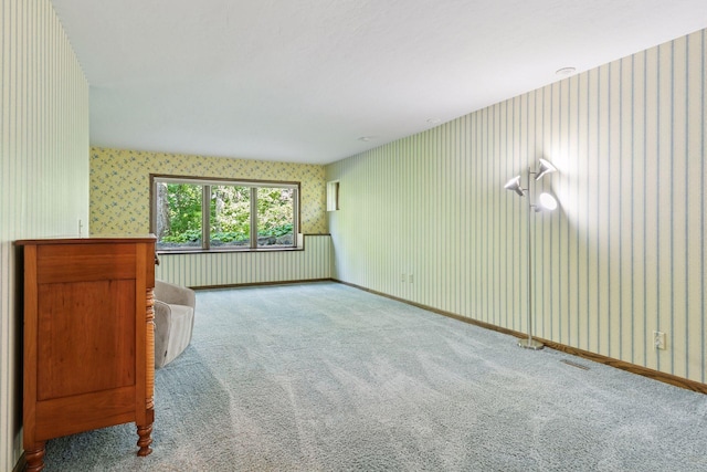 6517 Crackleberry Trl, Woodbury, MN 55129 - unfurnished bedroom featuring wallpapered walls and carpet floors