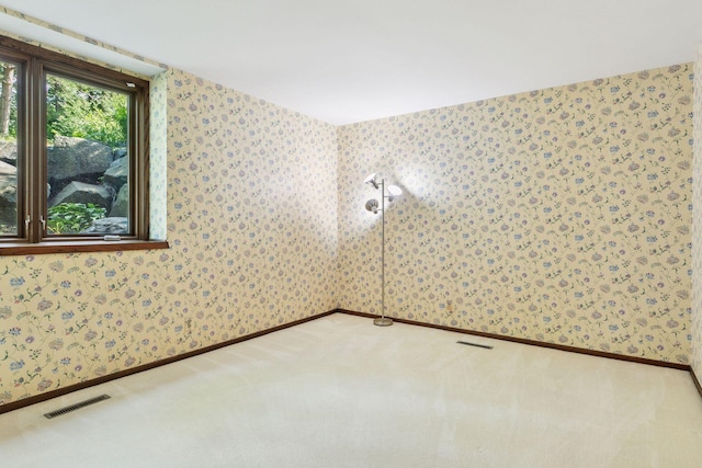 6517 Crackleberry Trl, Woodbury, MN 55129 - carpeted empty room featuring wallpapered walls