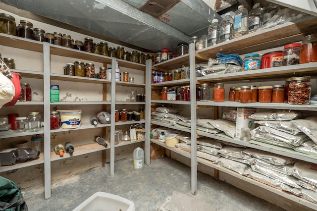 view of pantry