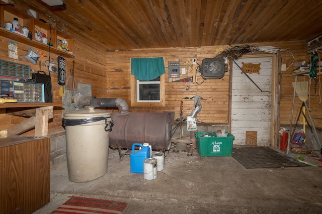 view of utility room