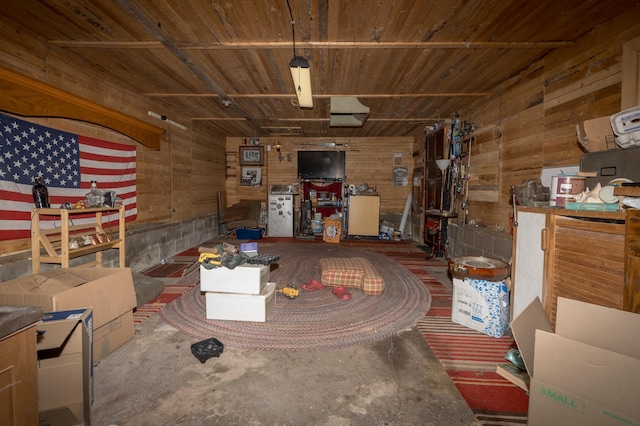 view of storage room