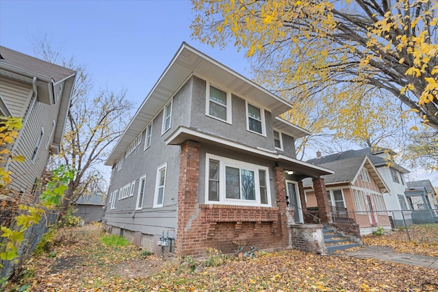 view of front of home