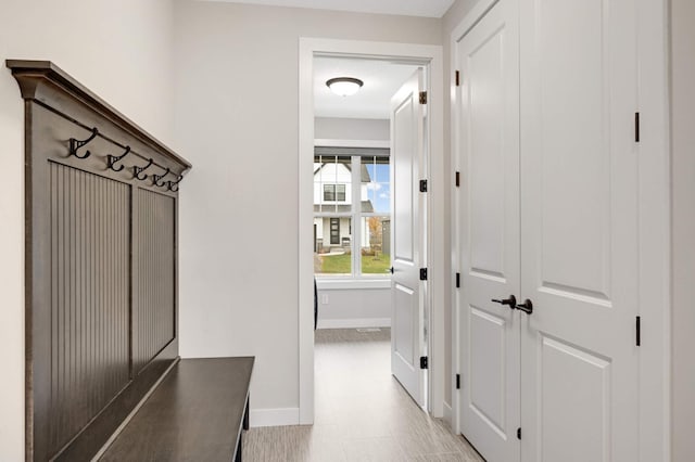 view of mudroom