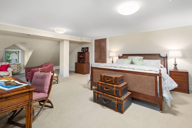 19752 Halwood Rd, Glenwood Twp, MN 56334 - bedroom featuring light carpet