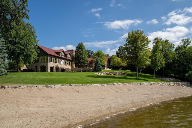 19752 Halwood Rd, Glenwood Twp, MN 56334 - view of community with a yard