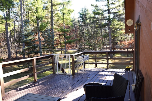 2935 Acorn Ln NE, Bemidji, MN 56601 - view of wooden terrace