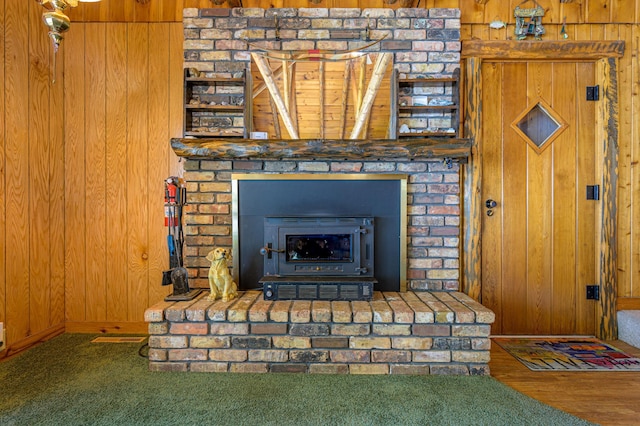 22077 Csah 14, Darwin, MN 55324 - detailed view of wooden walls and wood finished floors