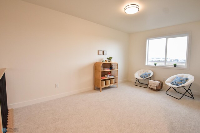 6273 86th Ave S, Horace, ND 58047 - sitting room featuring baseboards and carpet floors