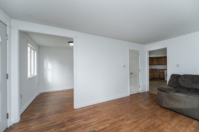 4163 Horseshoe Ct NE, Haverhill Twp, MN 55906 - living room with dark hardwood / wood-style floors