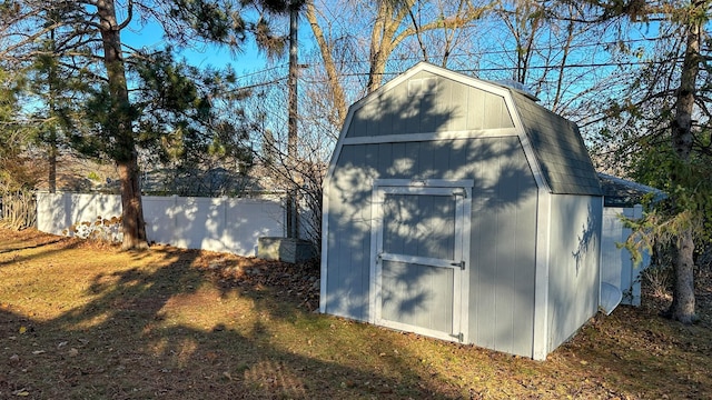 view of outbuilding