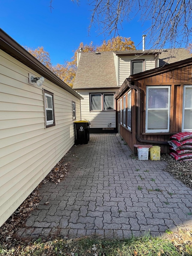 exterior space featuring a patio