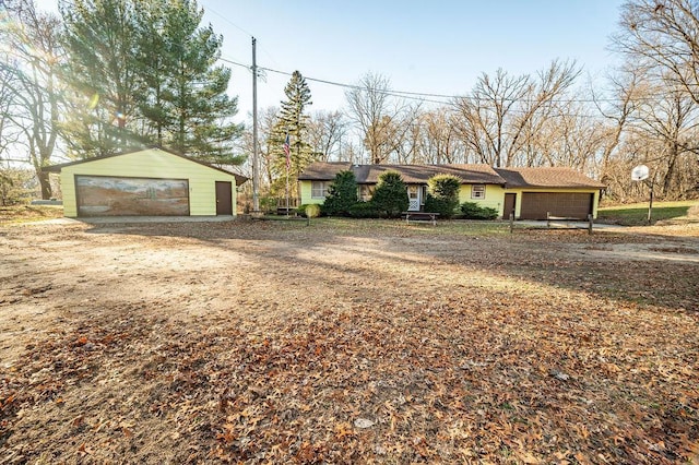 view of ranch-style home