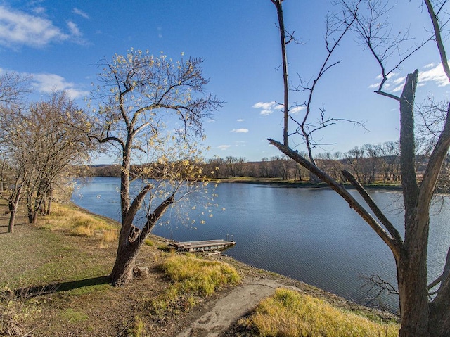 property view of water