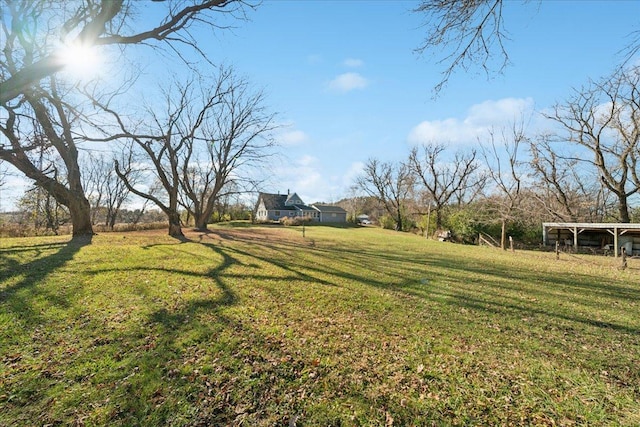 view of yard