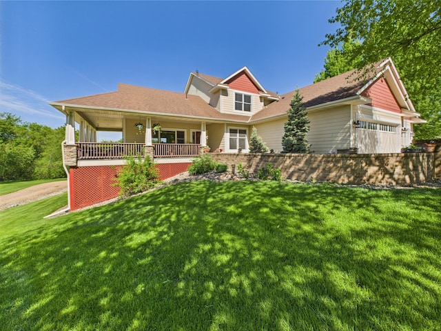 24850 Edenvale Trl, Elko New Market, MN 55020 - view of front facade with a front lawn and covered porch