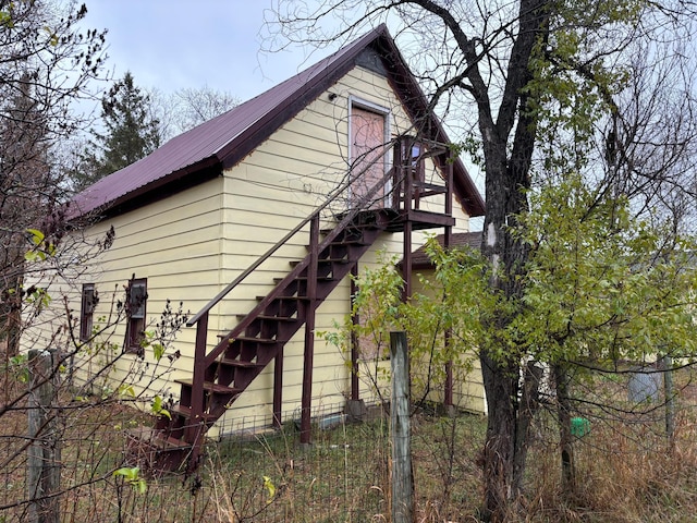 view of side of home