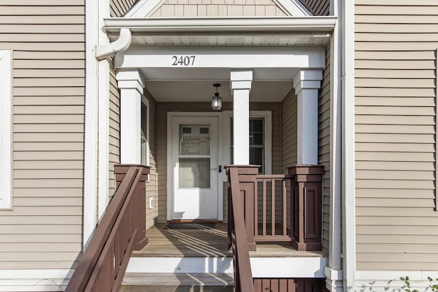 view of property entrance