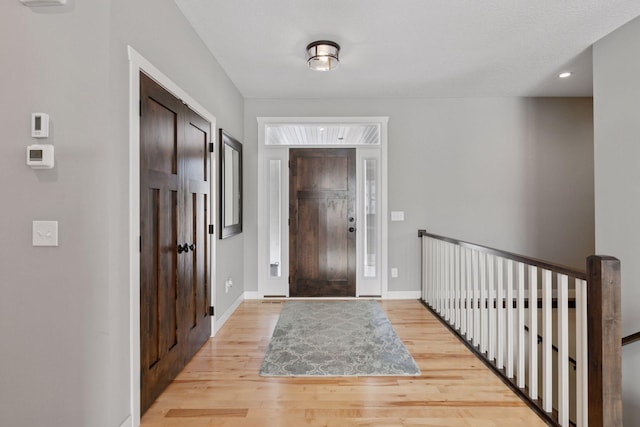 12770 196th Ave NW, Elk River, MN 55330 - entryway featuring light wood-style flooring and baseboards