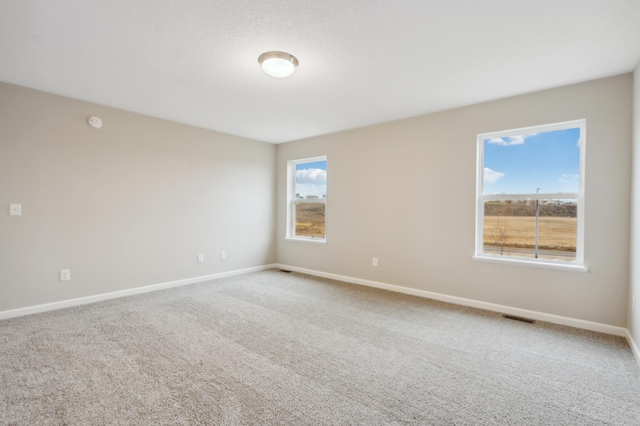 spare room with carpet flooring