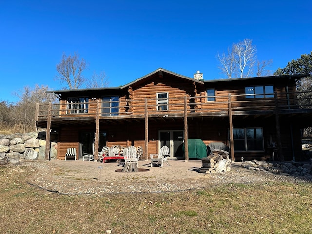 view of rear view of property