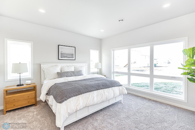 bedroom featuring carpet flooring