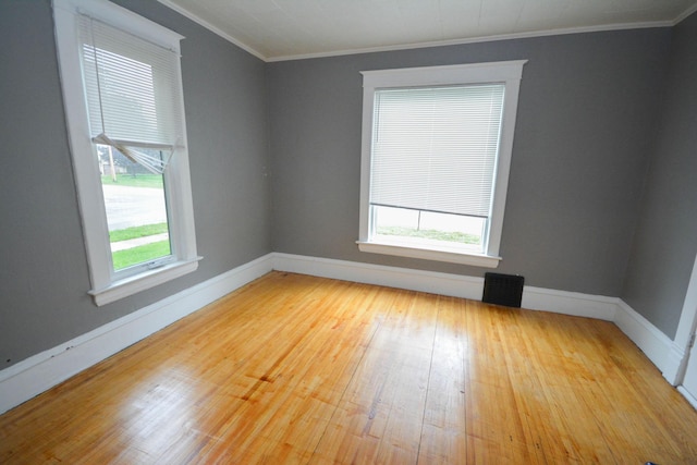 107 3rd Ave SW, Austin, MN 55912 - spare room with a wealth of natural light, crown molding, and light wood-type flooring