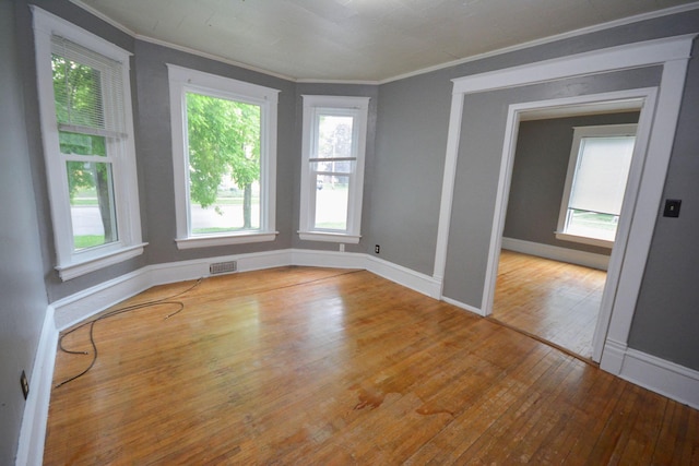 107 3rd Ave SW, Austin, MN 55912 - empty room featuring crown molding and light hardwood / wood-style flooring