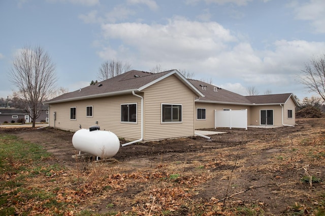 view of back of property