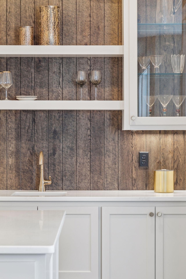 interior details with sink