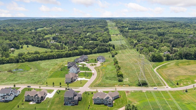 14320 47th St N, Stillwater, MN 55082 - aerial perspective of suburban area featuring a heavily wooded area