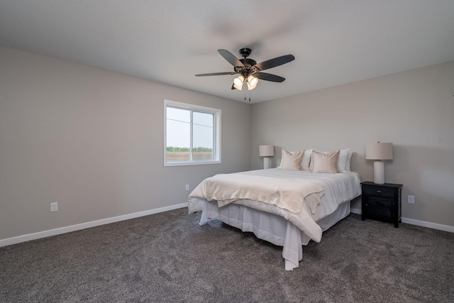 3104 Scotch Ln, Mankato, MN 56001 - bedroom featuring baseboards, carpet, and ceiling fan