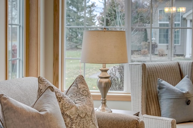 view of sitting room