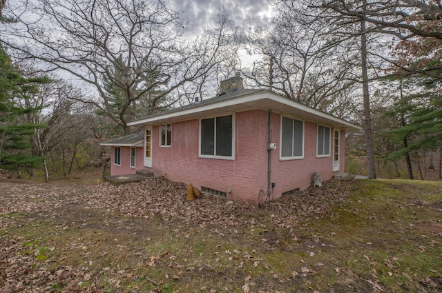 view of side of property