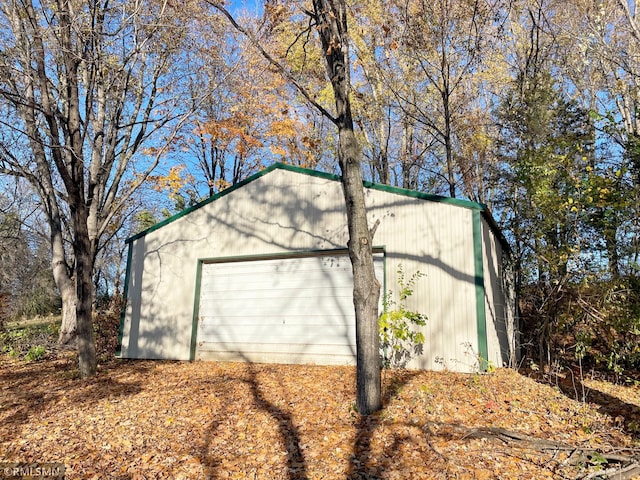 view of outbuilding featuring an outdoor structure