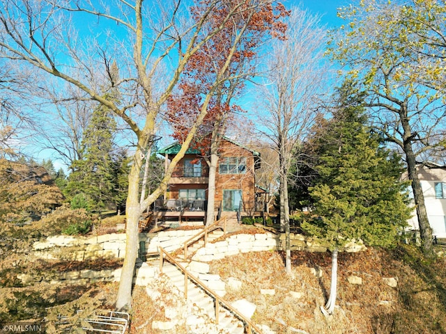 view of front of house