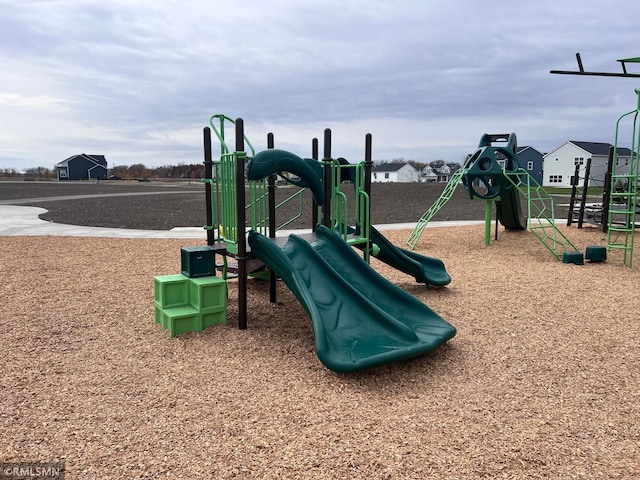 view of jungle gym