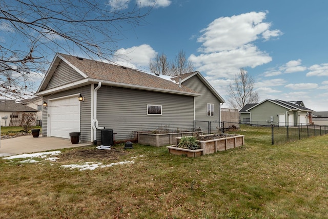 view of home's exterior with a lawn