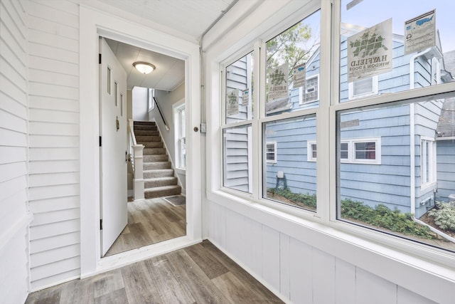 interior space featuring a wealth of natural light