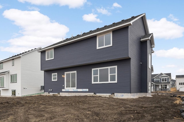 view of rear view of property