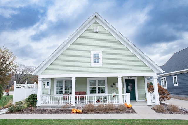 view of front of home