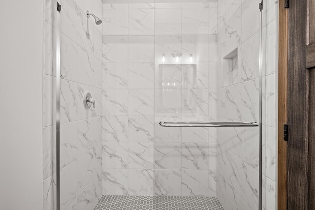 bathroom with walk in shower